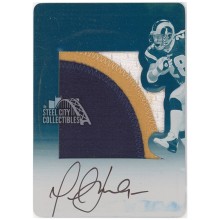 Marshall Faulk 2017 Panini Preferred Game-Used Patch Auto Printing Plate #18 1/1
