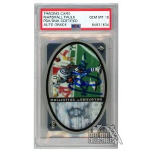 Marshall Faulk 1996 Upper Deck SPX Autograph Card #HX7 PSA/DNA 10