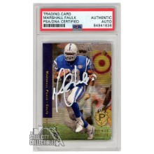 Marshall Faulk 1994 Upper Deck SP Autograph Rookie Card #3 PSA/DNA (White)