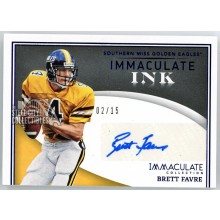 Brett Favre 2022 Panini Immaculate Collegiate Ink Auto 2/15