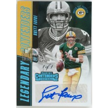 Brett Favre 2018 Panini Contenders Legendary Contenders Auto Card #LC-BF 1/1