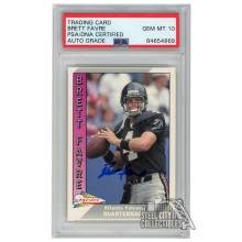 Brett Favre 1991 Pacific Rookie Autograph Card #551 PSA/DNA 10