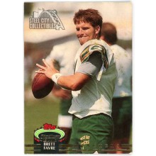 Brett Favre 1992 Topps Stadium Club Rookie Card #683 (Water Damage)