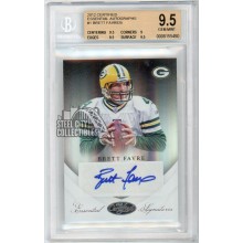 Brett Favre 2012 Panini Certified Essential Autograph Card #1 1/5 BGS 9.5