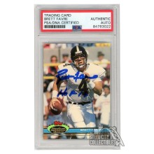 Brett Favre 1991 Topps Stadium Club Autograph Rookie Card #94 "HOF 16" PSA/DNA