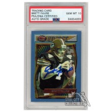 Brett Favre 1994 Topps Finest Autograph Card #124 PSA/DNA 10
