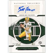 Brett Favre 2021 Panini National Treasures Autograph Card #S-BF 21/99
