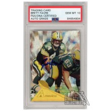 Brett Favre 1994 Pinnacle Autograph Card #36 PSA/DNA 10
