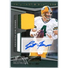Brett Favre 2019 Panini Playbook Hail Mary Patch Autograph Card #HM-BF 09/10