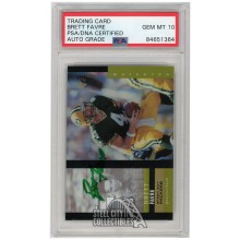 Brett Favre 1995 Upper Deck SP Holoview Autograph Card #36 PSA/DNA 10