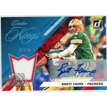 Brett Favre 2019 Panini Donruss Canton Kings Patch Autograph Card #CK-5 1/10