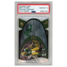Brett Favre 1996 Upper Deck SPx Autograph Card #43 PSA/DNA 10