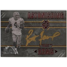 Brett Favre 2017 Panini Majestic Astonishing Arms Autograph Card #AABF 3/5