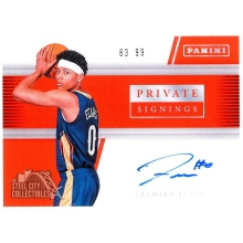 Jeremiah Fears 2026 Panini Private Signings Red Autograph Card 83/99