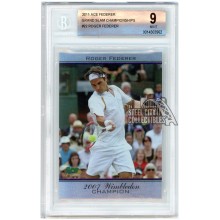 Roger Federer 2011 Ace Grand Slam Championships Card #22 BGS 9