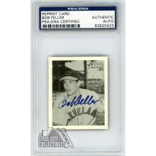 Bob Feller 2001 Bowman Heritage Autograph Card #5 PSA/DNA