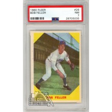 Bob Feller 1960 Fleer Card #26 PSA 7 NM