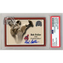 Bob Feller 2000 Fleer Greats of the Game Autograph Card #45 PSA/DNA