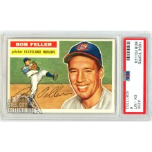 Bob Feller 1956 Topps Card #200 PSA 6 EX-MT