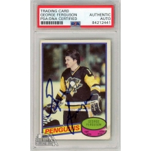 George Ferguson 1980-81 O-Pee-Chee Autograph Card #44 PSA/DNA
