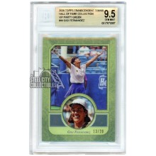 Gigi Fernandez 2020 Topps Transcendent Tennis VIP Green Card #44 13/20 BGS 9.5