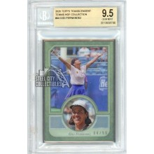 Gigi Fernandez 2020 Topps Transcendent Tennis HOF Card #44 /50 BGS 9.5