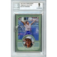 Gigi Fernandez 2020 Topps Transcendent Tennis HOF Card #44 /50 BGS 9
