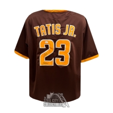 Fernando Tatis Jr El Nino Autographed San Diego Custom Brown Baseball Jersey - JSA