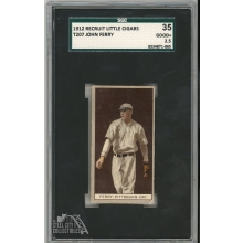 John Ferry 1912 T207 Recruit Little Cigars Baseball Card SGC 2.5 Good+