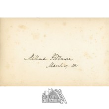 Millard Fillmore Autographed Cut- JSA LOA