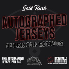 2026 Gold Rush Autographed Black Bag Jersey Baseball Edition 10-Bag Case