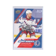 Alexis Lafreniere 2020-21 Upper Deck NHCD Rookie Moments USA-16 (Rewards Center Exclusive)