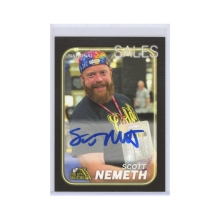 Scott Nemeth Autographed Steel City Collectibles Employee Trading Card (Rewards Center Exclusive)