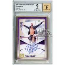 Finn Balor 2020 Topps WWE Transcendent Purple Autograph Card #A-FB 9/10 BGS 9 Auto 9