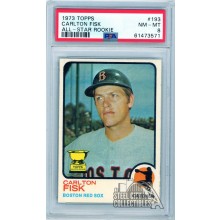 Carlton Fisk 1973 Topps All Star Rookie Card #193 PSA 8 NM-MT (571)