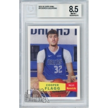 Cooper Flagg 2025-26 Topps Living Rookie Card #11 BGS 8.5 NM-MT+