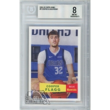 Cooper Flagg 2025-26 Topps Living Rookie Card #11 BGS 8 NM-MT