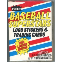 1988 Fleer Baseball Super Stars 44 Card Complete Set
