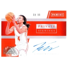 Kingston Flemings 2026 Panini Private Signings Red Rookie Auto Card 59/99