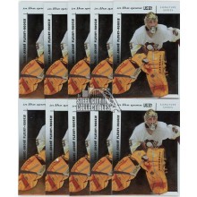 Marc-Andre Fleury 2003-04 In The Game Used Signature Series Unsigned Rookie Card #134 10 Count Lot