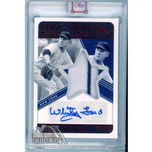 Whitey Ford 2022 Panini Three And Two Lone Star Patch Autograph Card #LSS-WF 4/5