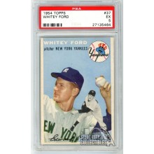 Whitey Ford 1954 Topps Card #37 PSA 5 EX
