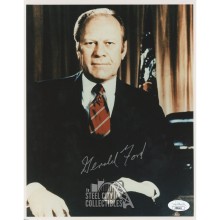 Gerald Ford Autographed 8x10 Office Portrait- JSA