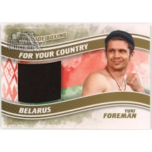Yuri Foreman 2011 ITG Ringside Boxing For Your Country Gold Trunks Card #FYC-13 /10