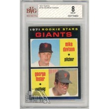 George Foster 1971 Topps Rookie Stars Card #276 BVG 8 NM-MT