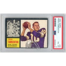 Fran Tarkenton 1962 Topps Rookie Card #90 PSA 4 VG-EX (512)