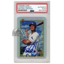 Wander Franco 2019 Bowman Chrome 1990 "El Patron" Autograph Card #90B-WF PSA/DNA