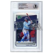 Wander Franco 2020 Panini Donruss Optic Rated Prospect Autograph Card #RP-1 BAS