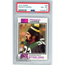 Franco Harris 1973 Topps Rookie Card #89 PSA 8 NM-MT