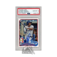 Wander Franco 2020 Topps Update Prospects Autograph Card #P-3 PSA/DNA 10